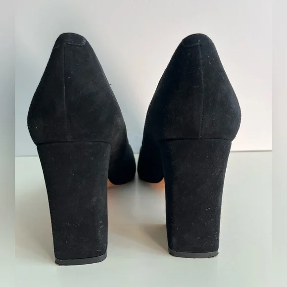 Marc Fisher LTD black suede Zala pumps sz 8.5 - Picture 3 of 5